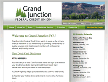 Tablet Screenshot of grandjunctionfcu.org